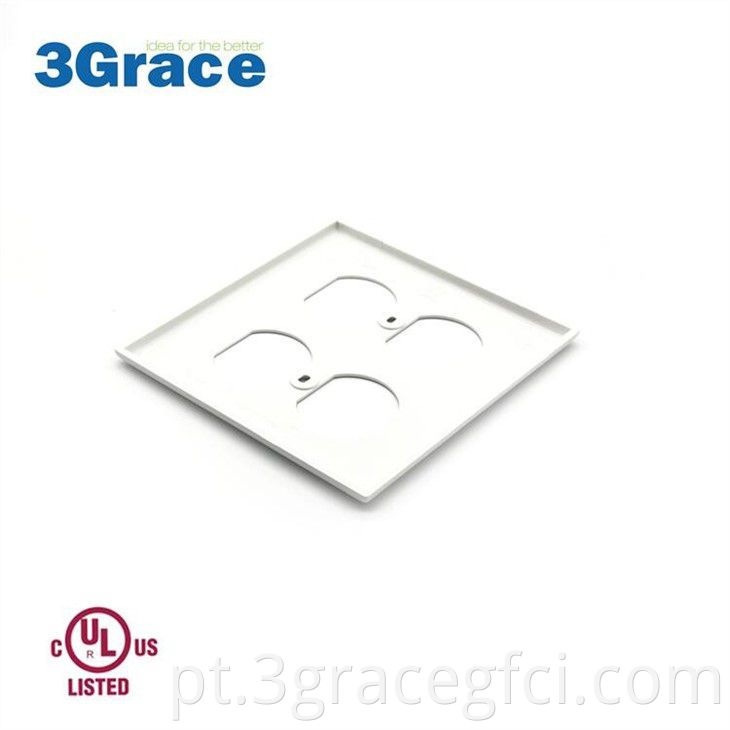 2 Gang Conventional Outlet Cover Plate3